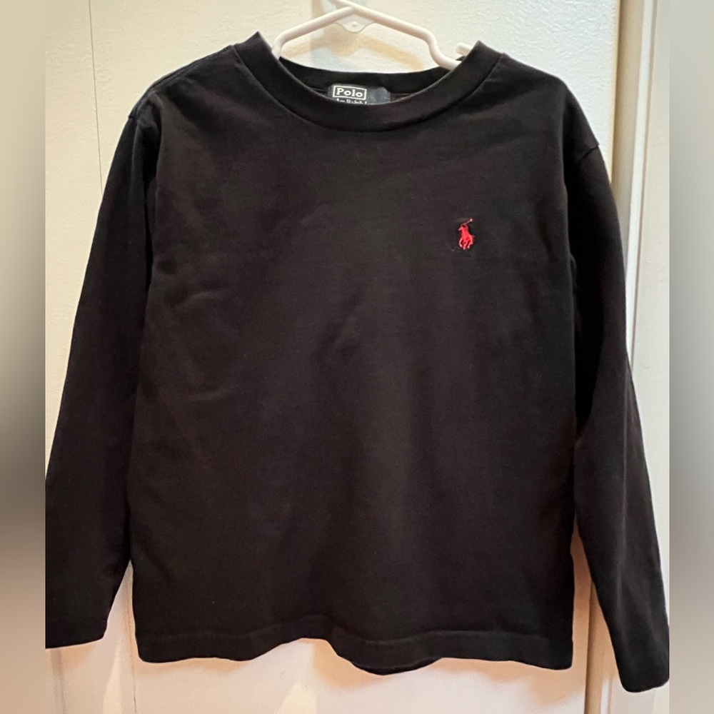 Polo— boys size 4 long sleeve shirt